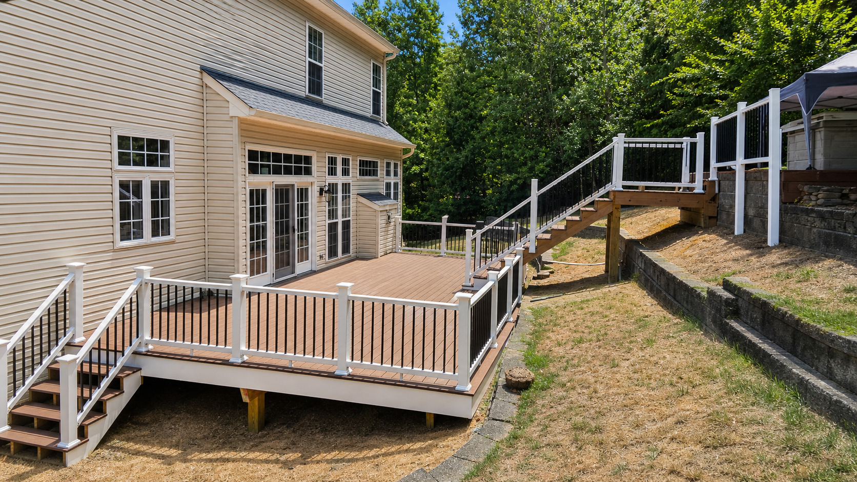 Custom deck build — Northern Virginia